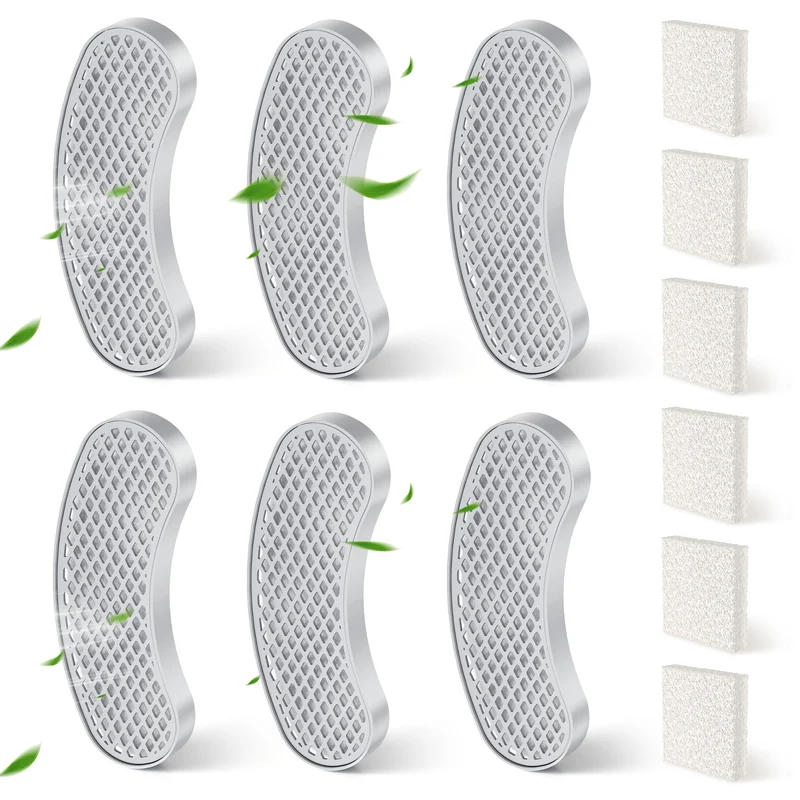 Petlipo 6 filtres et 6 éponges – Filtration améliorée pour fontaine animale