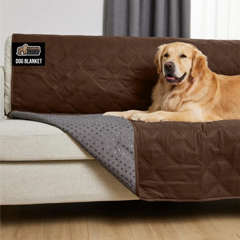 GORILLA GRIP Couverture pour chien imperméable 30x70 – Anti-fuite et anti-dérapants, protection canapé et véhicule