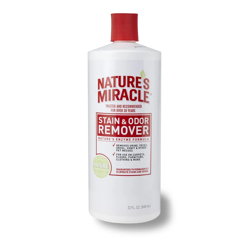 Nature's Miracle Détachant Taches et Odeurs — Bouteille Verseur 32 oz (946 ml)