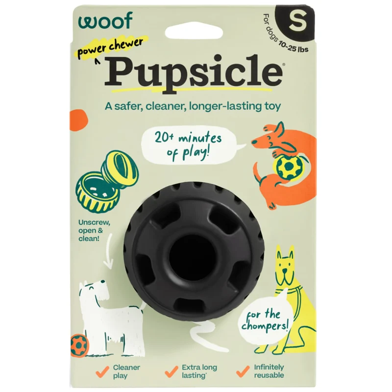 WOOF Power Chewer Pupsicle – Jouet Durable pour Chiens Aggressifs 10-25 Livres