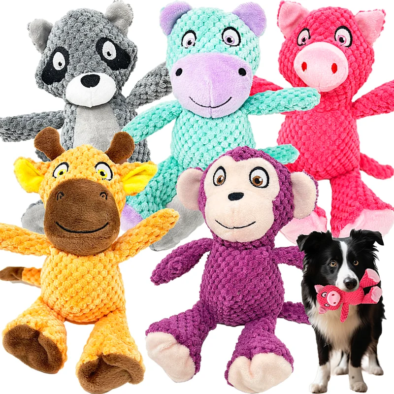 Jalousie Multipack: Jouets Chien Siffleurs Robustes Avec Gaine Interne (5 Pièces, Pour Chiens de Taille Moyenne à Grande)