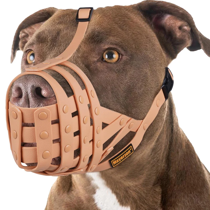 Mayerzon Museau pour Chiens de Grande et Moyenne Taille — Panier Respirant et Ajustable
