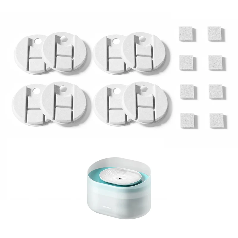 PETLIBRO Filtres de Rechange Capsule pour Fontaine Chiens PLWF008 – Lot de 8 (4 mois)