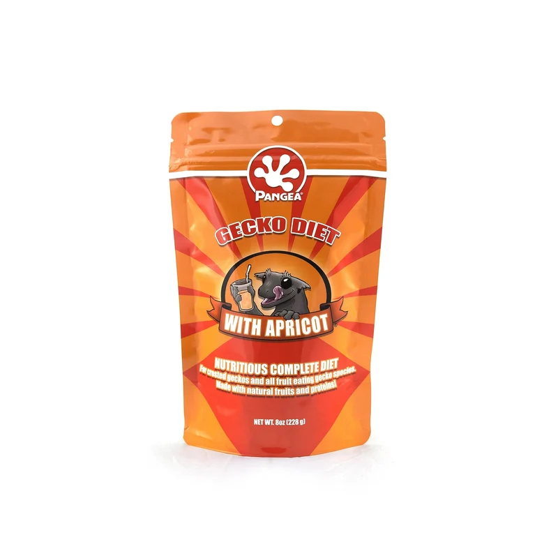 Pangea Fruit Mix Abricot – Nourriture complète pour geckos à crête (1/2 lb)