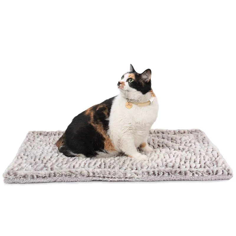 Mora Pets Tapis Chauffant pour Chat — Grand Format 27,5 x 18,5 po, Double Face