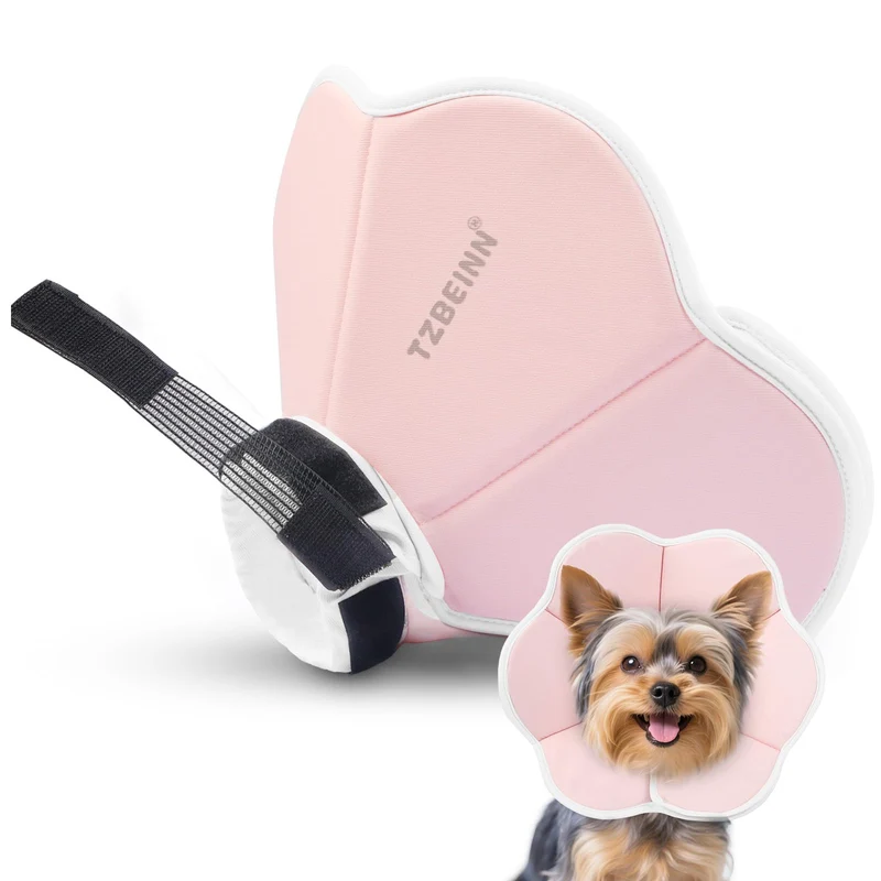 TZBEINN Cône Doux pour Petits Chiens : Collier de Rétablissement Ajustable et Confortable