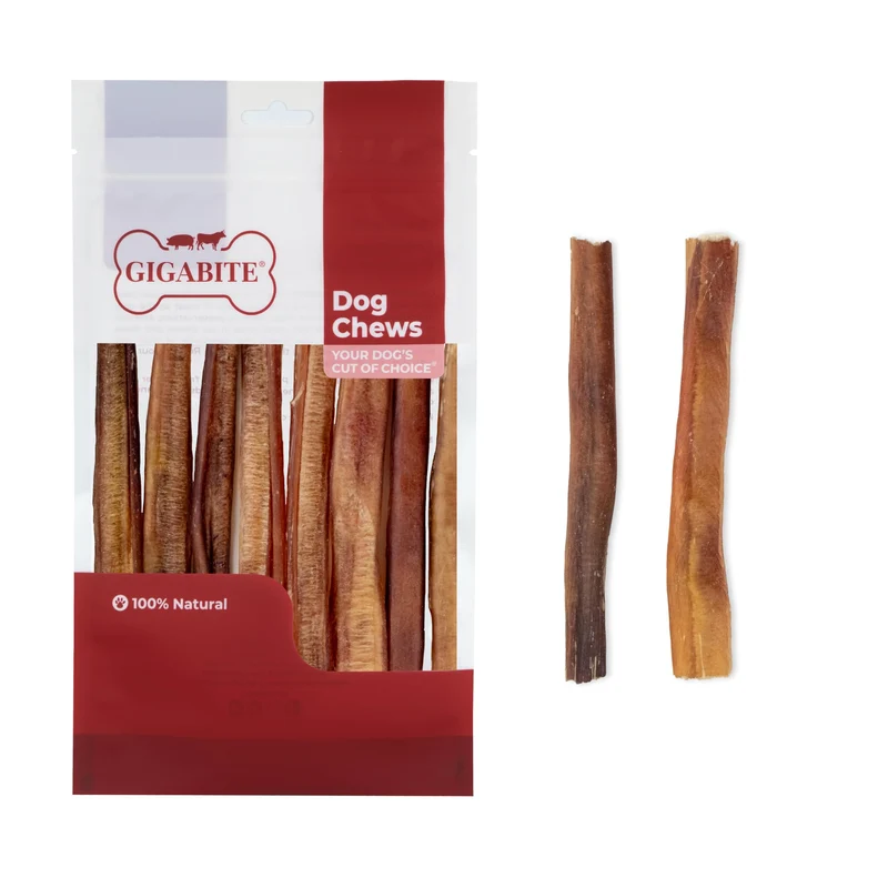 GigaBite Bâtonnets de boeuf pour chiens — naturel, sans odeur et sans cuir cru, longue durée, dentaires | Best Pet Supplies