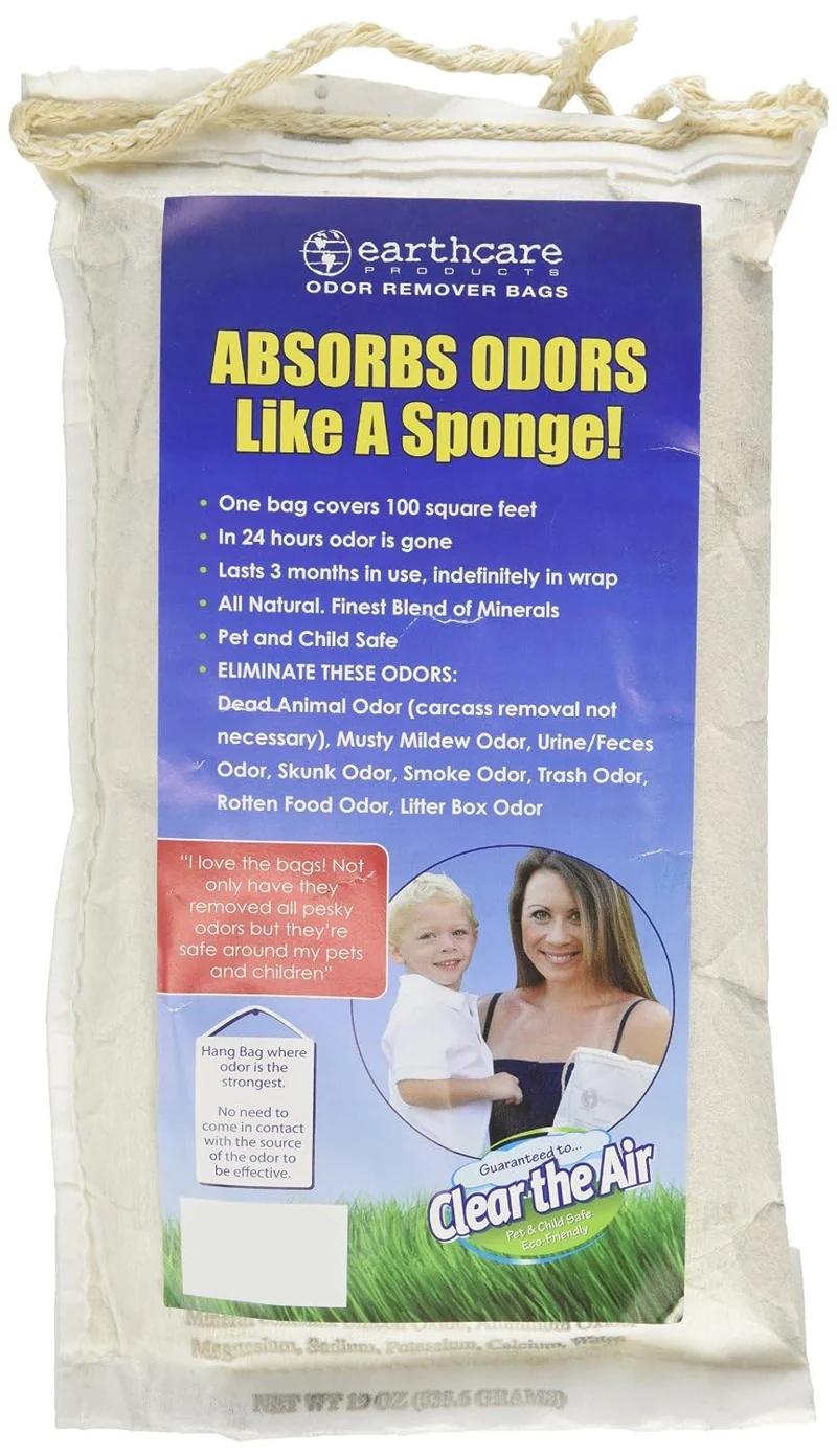 Earth Care Sac Anti-Odeurs – Élimine les Odeurs (1 Pack)
