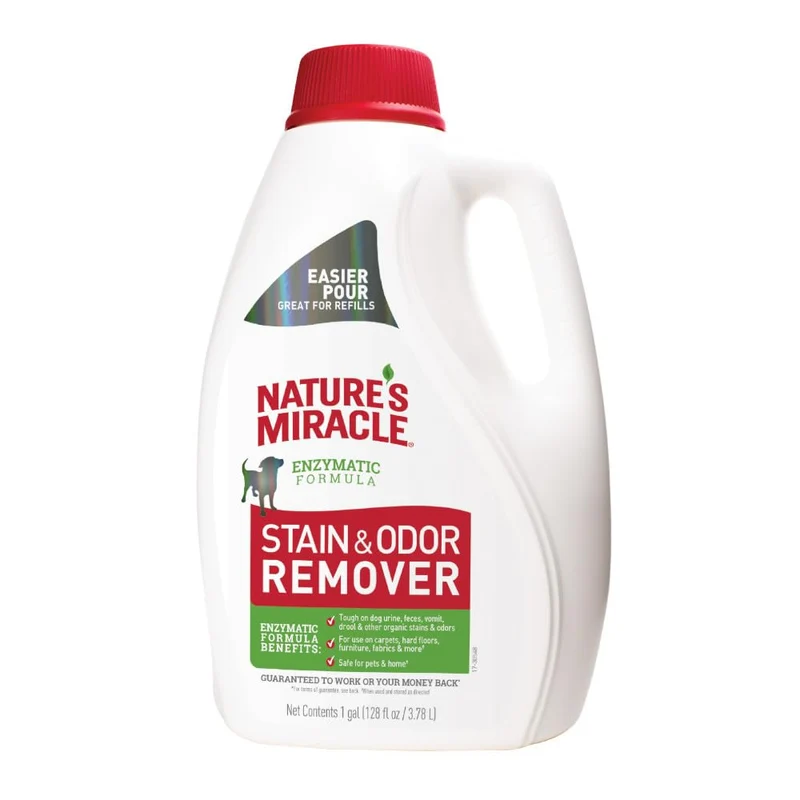 Nature’s Miracle Nettoyant Taches et Odeurs pour Animaux – efficace contre urine, vomi et autres salissures