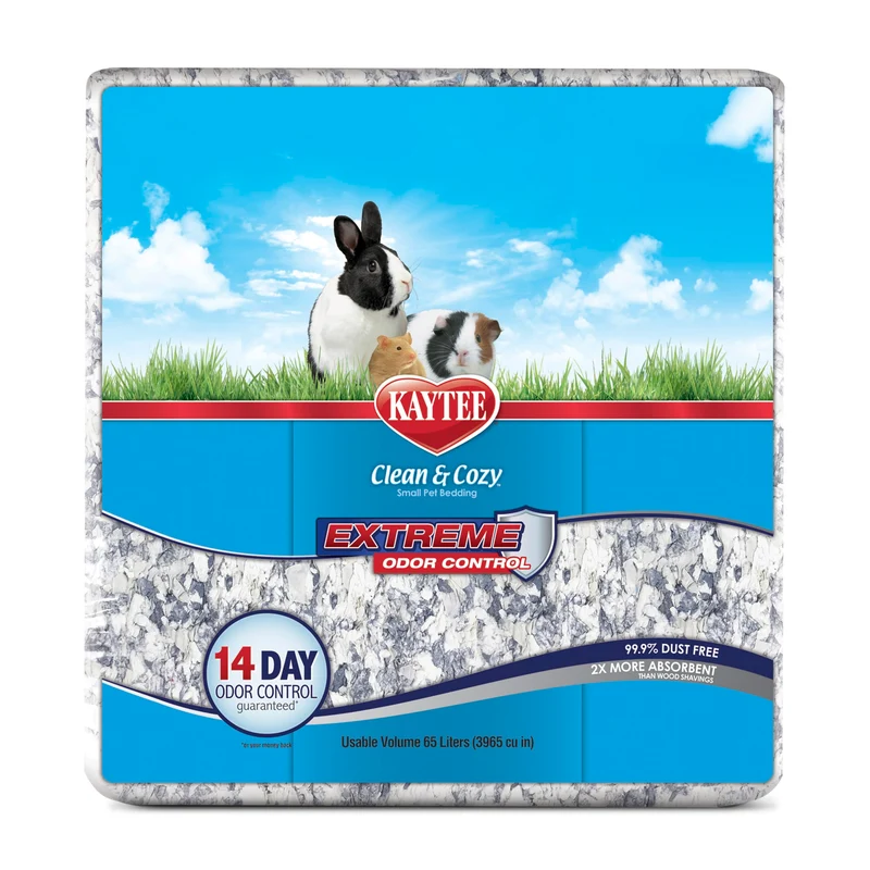 Kaytee Clean & Cozy Litière Extrême Contrôle d'Odeur – 65 L pour Petits Animaux