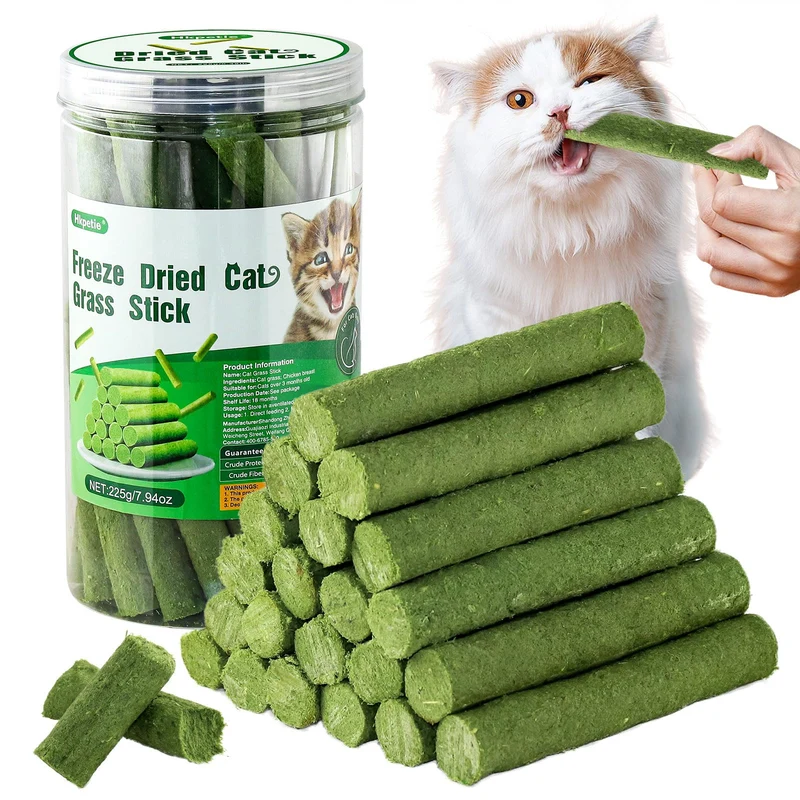 Hkpetie Bâton Dentition Herbe Chat – 225 g | Friandise naturelle
