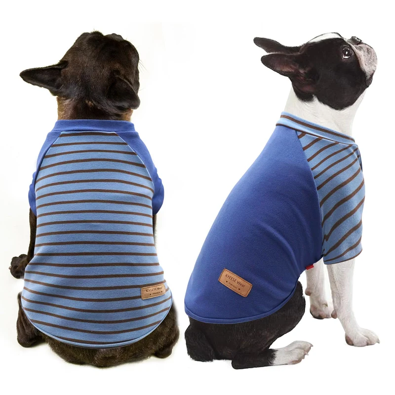 KYEESE 2 Pièces Pull Chien: Sweatshirt Doux et Léger pour Petits Chiens – Taille M