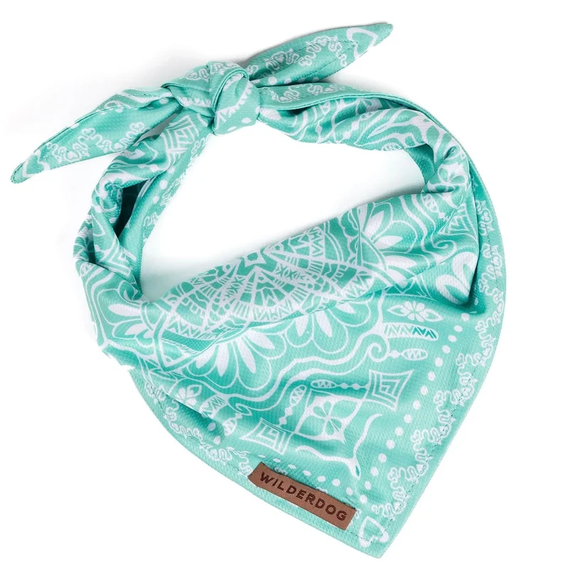 Bandana Wilderdog pour chien en mesh léger – séchage rapide (Agave)