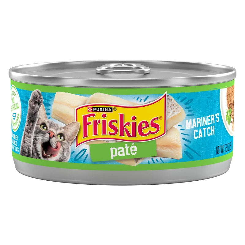 Purina Friskies Pâté Chat Mariner’s Catch — Lot de 24 boîtes de 5,5 oz