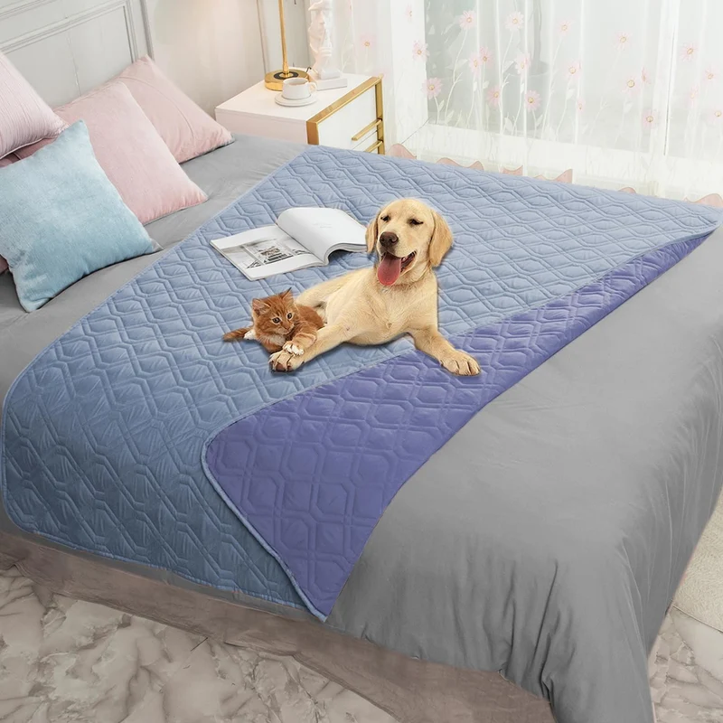 Ameritex Housse Imperméable pour Meubles – Couverture Réversible pour Canapé, Lit et Fauteuil