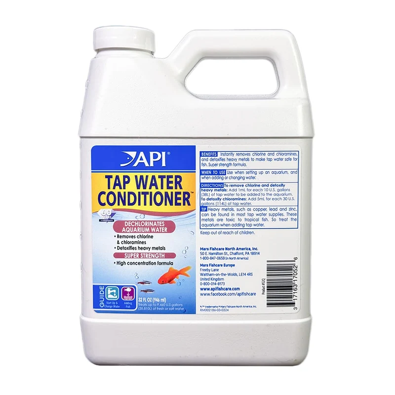 API Conditionneur d’Eau du Robinet pour Aquarium – Bouteille de 32 onces