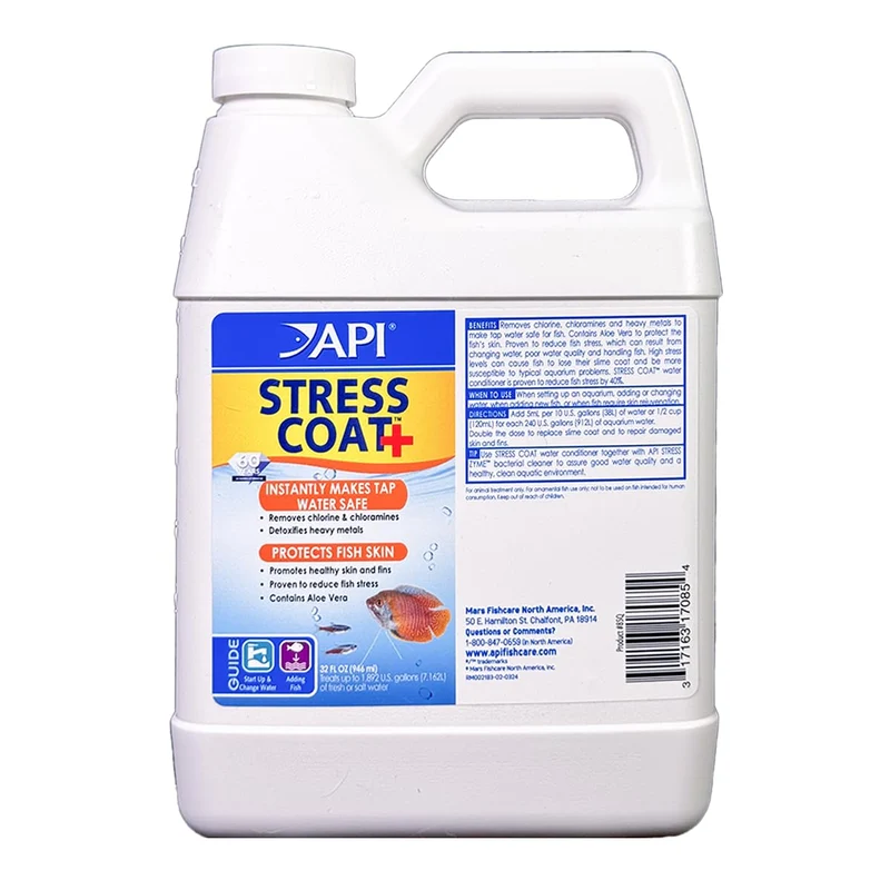 API Stress Coat — Conditionneur d'eau 32 oz pour aquarium et étang