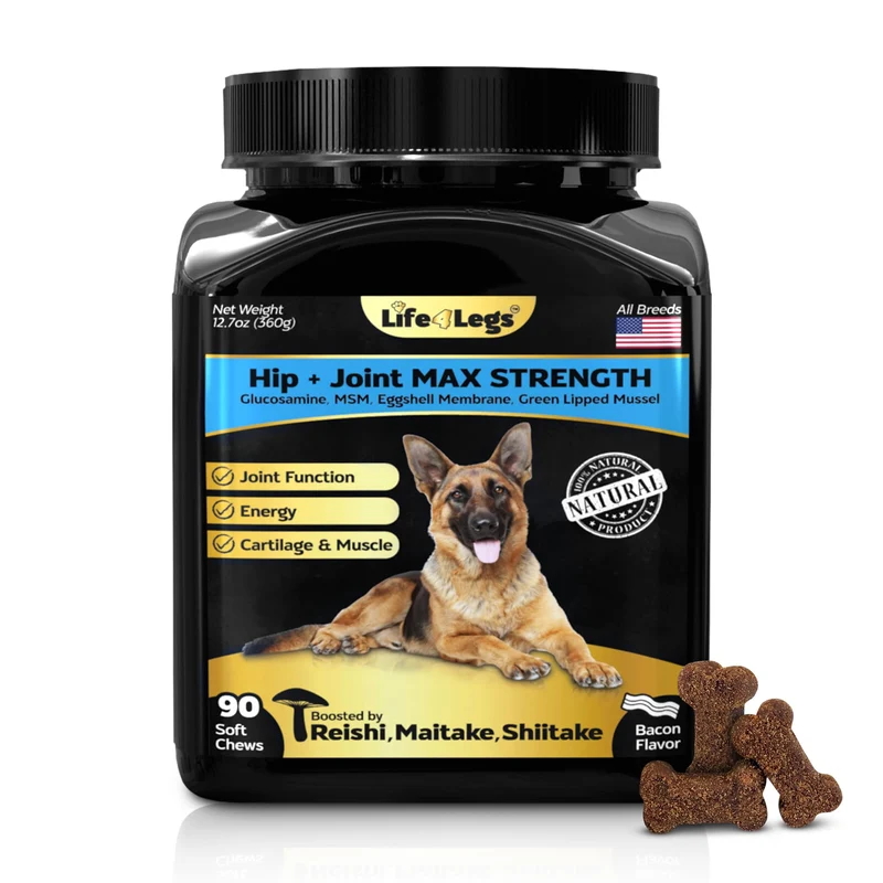 Life4Legs - Friandises molles pour les hanches et les articulations des chiens | Mobilité et bien-être