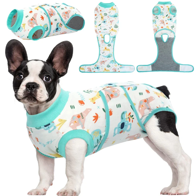 Kuoser Recovery Suit – Vêtement post‑chirurgie pour chiens et chats, remplace le cône