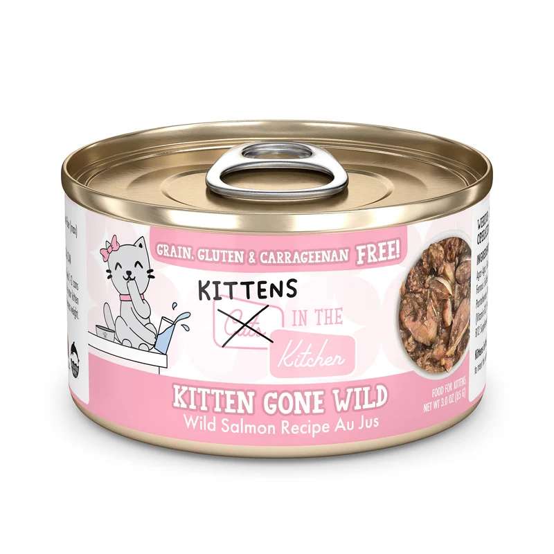 Weruva Cats in The Kitchen Kitten Gone Wild – Boîtes 3oz (Pack de 12)