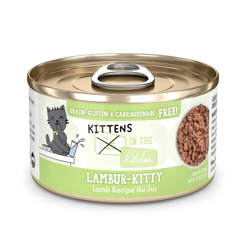 Weruva Chats en Cuisine pour Chatons – Lambur-Kitty, Boîte de 3oz, Lot de 12