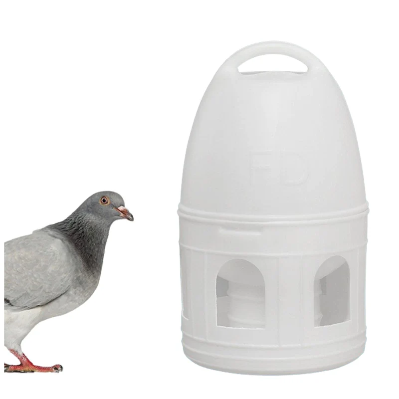 Panchitalk Abreuvoir Pigeon 5L – Distributeur d’Eau Automatique en Plastique Durable
