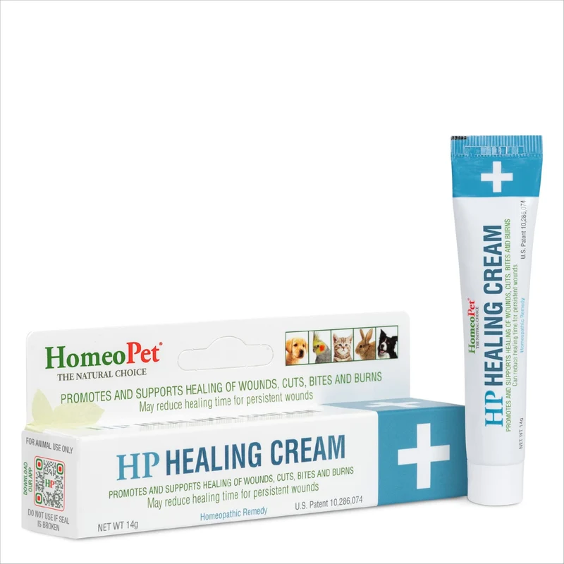 HomeoPet Crème HP Guérison – Soin cicatrisant naturel pour chiens et chats, 14 g