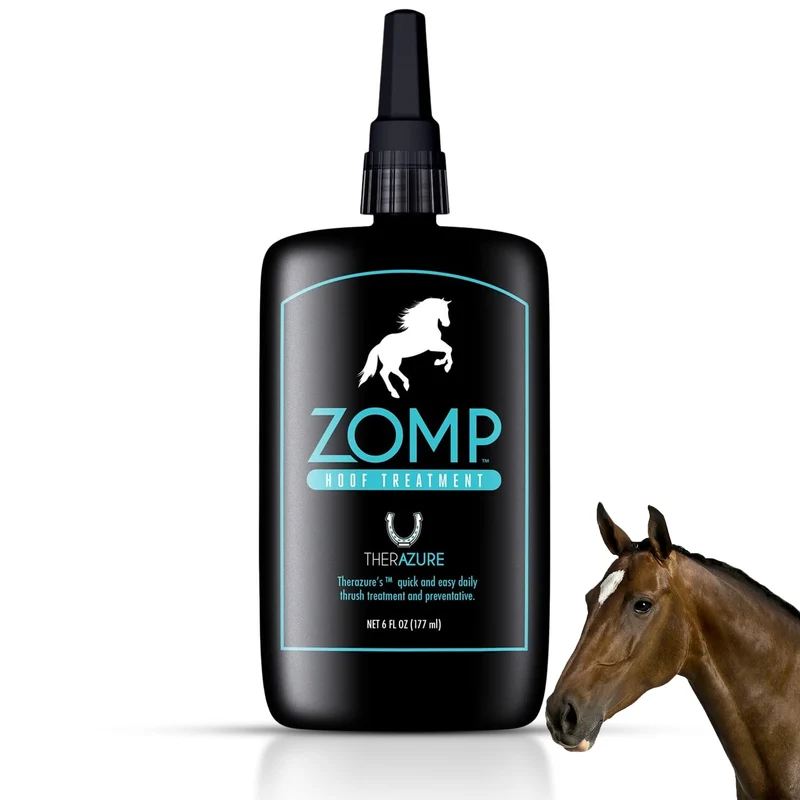 Therazure Zomp : Traitement de la pourriture du sabot et soins de la ligne blanche chez les chevaux et autres animaux à sabots