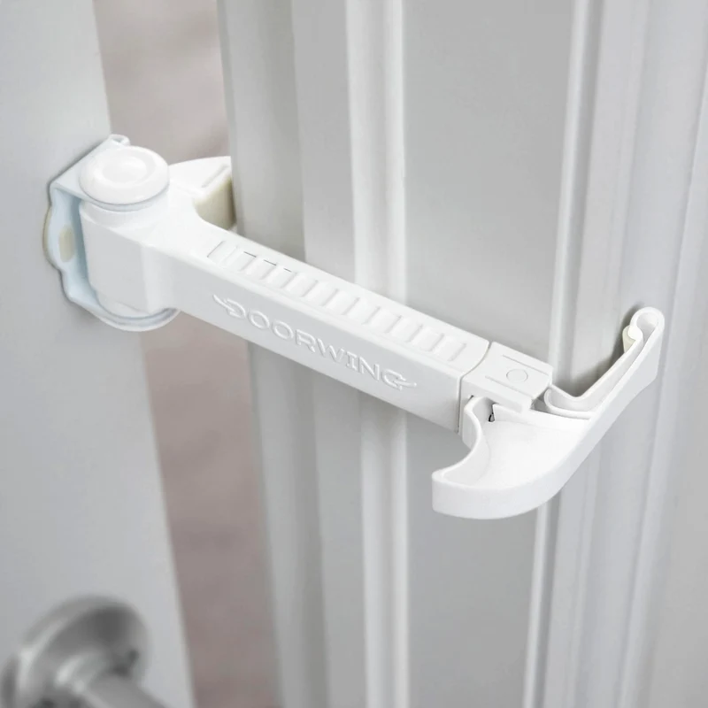 DOORWING — Verrou de porte portable pour animaux et enfants, sans adhésifs