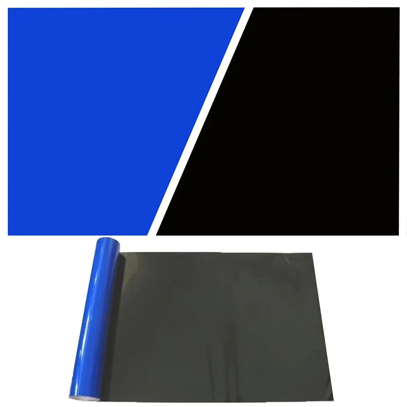 Fond d'aquarium ELEBOX Bleu et Noir – Double face, 24\" x 71\" (61 x 180 cm)