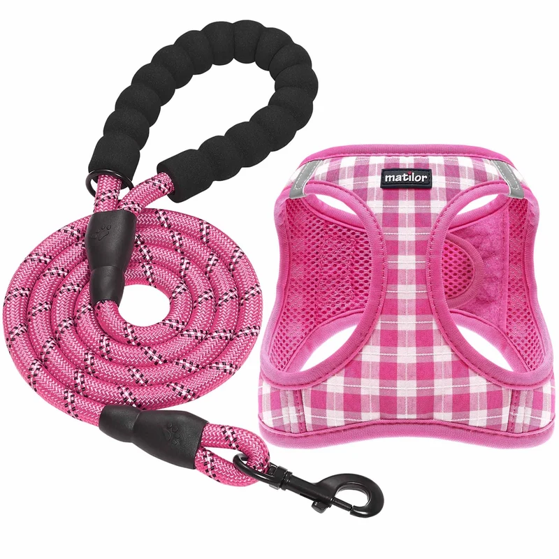 Harnais Matilor pour chien à enfiler par l'avant, respirant – Pack harnais + laisse pour petites et moyennes tailles