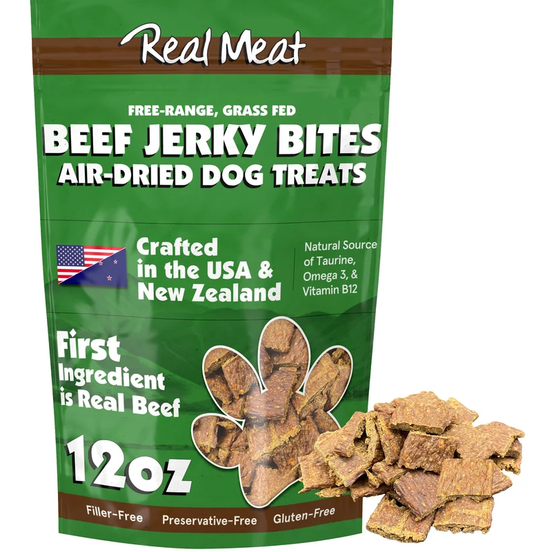 TRMC Friandises pour Chien – Viande Réelle 95% Boeuf Séché Sans Céréales, Haute Protéine (340 g)
