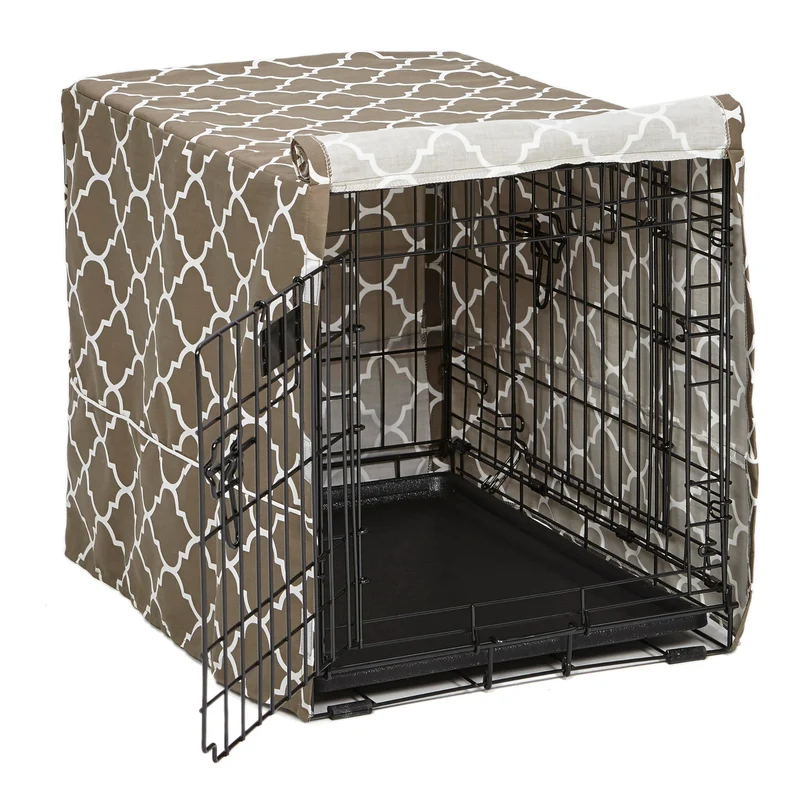 MidWest Homes for Pets – Housse de cage pour petit chien 24 pouces, Teflon, intimité, lavable