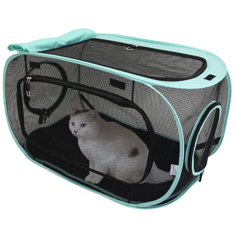 Kitty City Enceinte Extérieure pour Chats – Mobilier et Kits de Jeu Extérieur