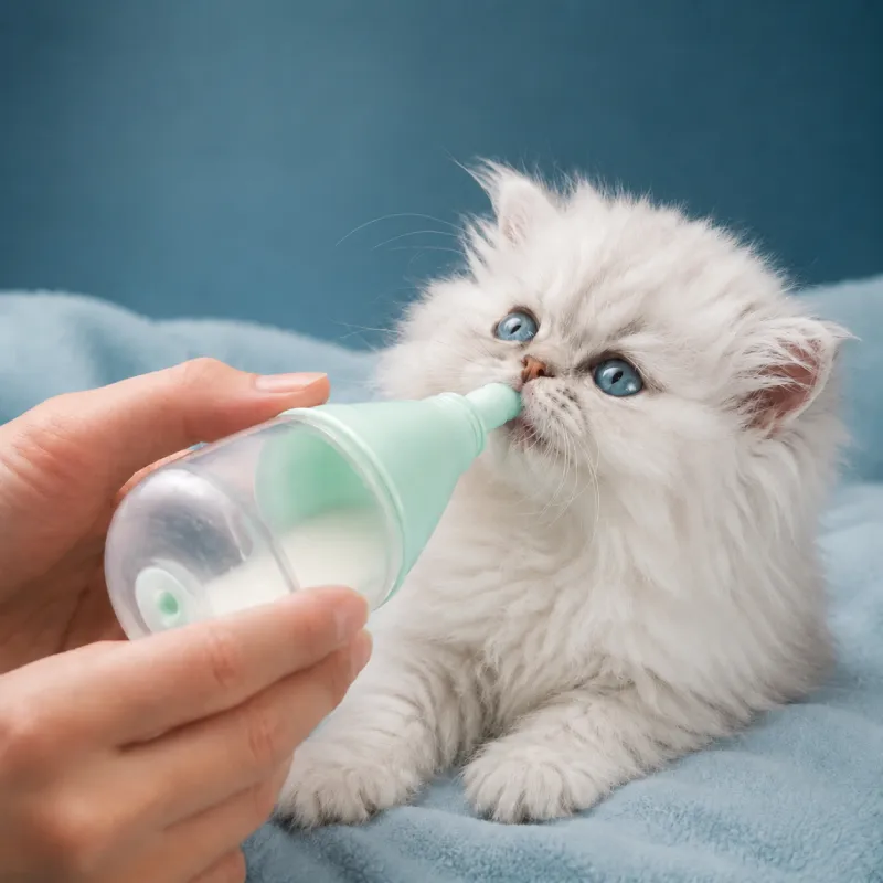 Biberon chaton anti-refus › Nelya