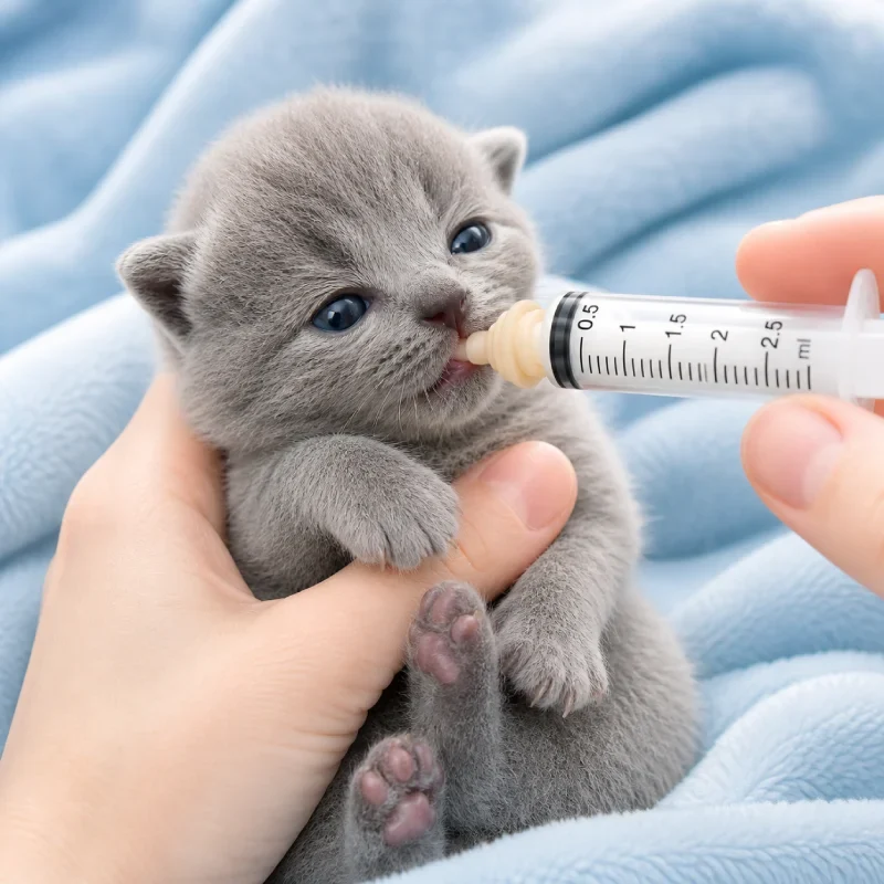 Biberon chaton nouveau né › Nelvia
