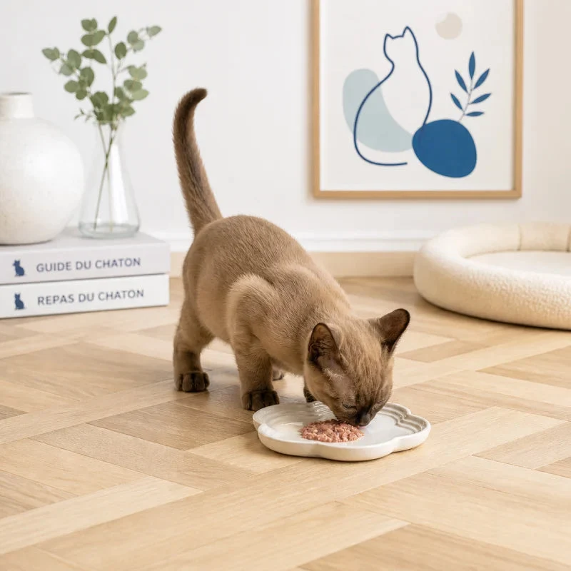 Gamelle pour chaton fait main › Gamain