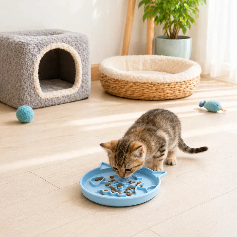 Gamelle anti glouton chaton poisson › Garête