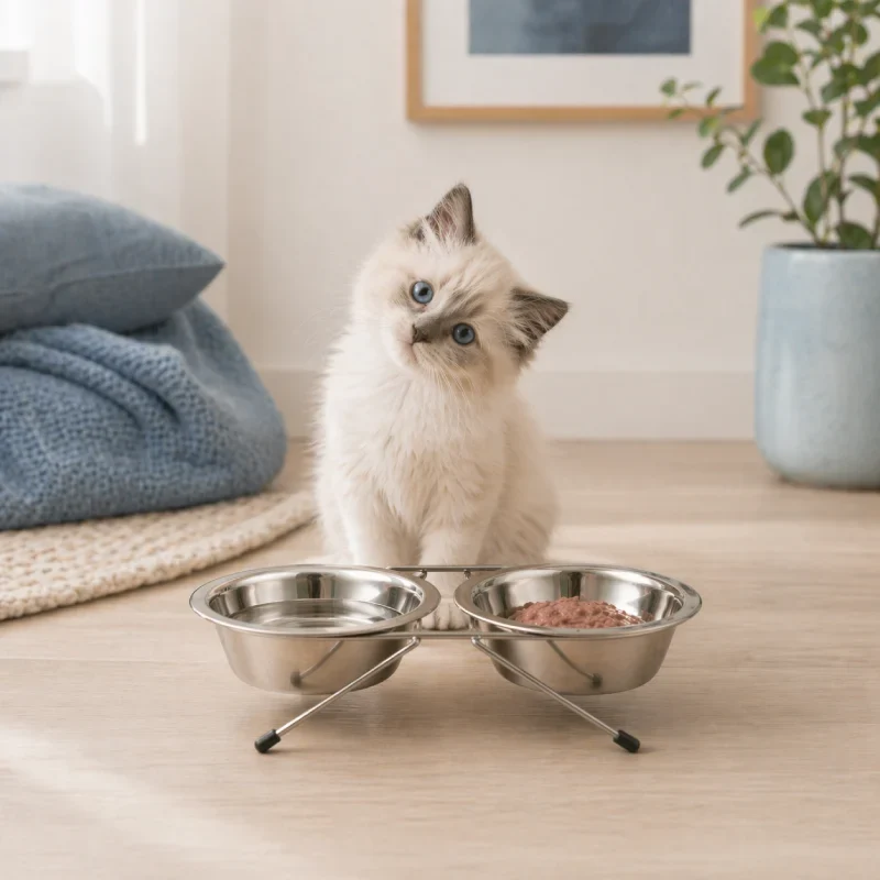 Gamelle chaton inox › Gatinox