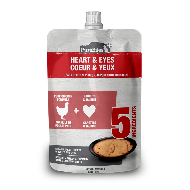 PureBites Cat Squeezables - Heart & Eyes (71g)