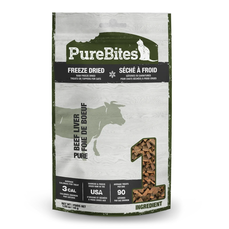 PureBites Freeze Dried Cat Treats - Beef Liver (44g)