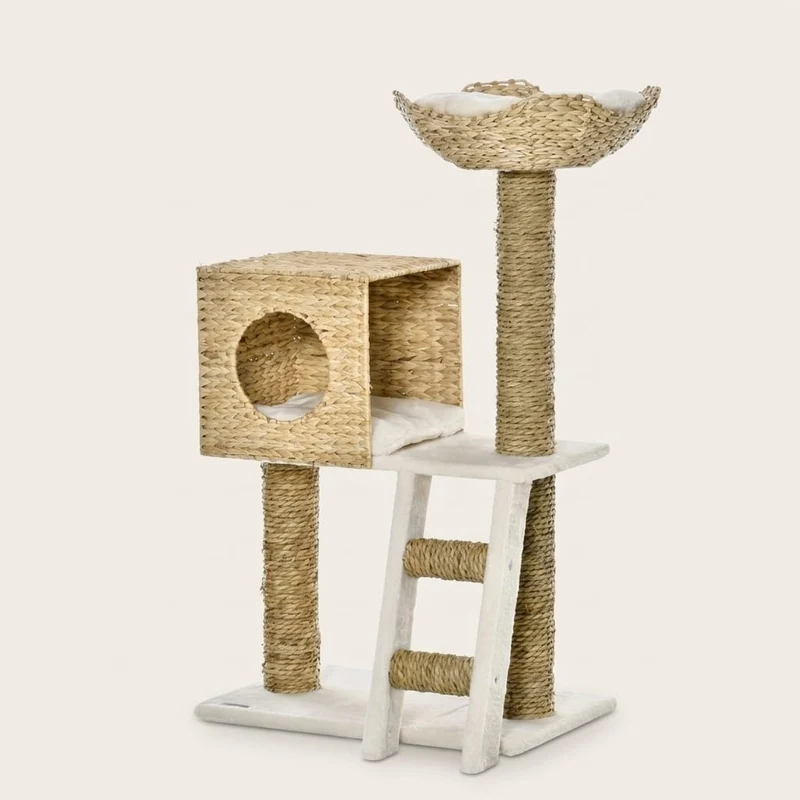 Arbre à chat design osier — Kago