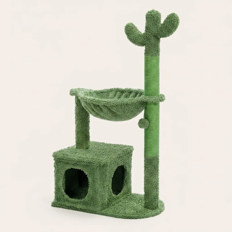 Arbre à chat design cactus — Fuji