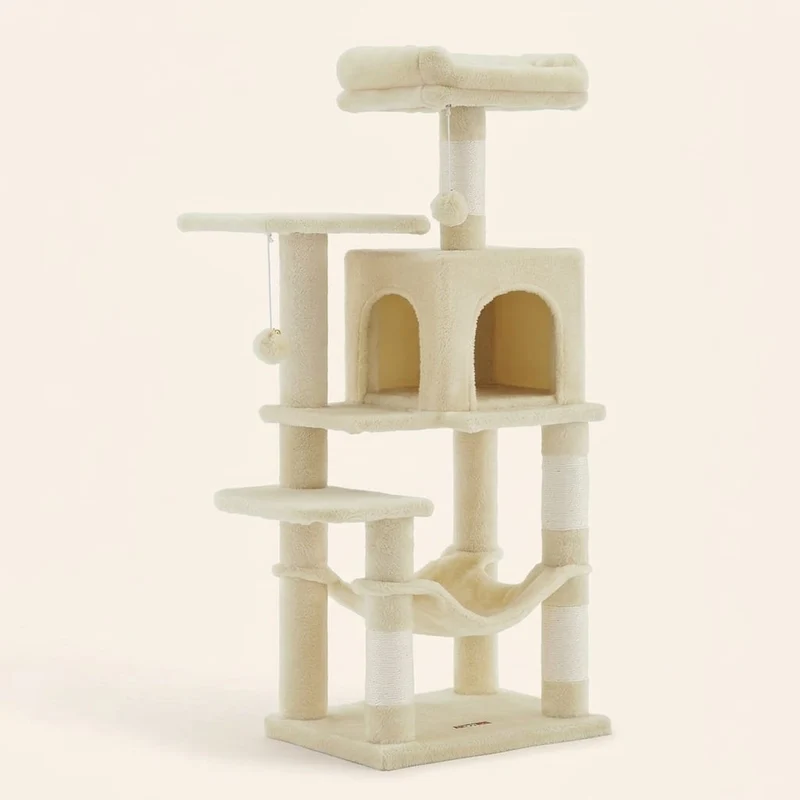 Arbre à chat beige 112cm — Rei