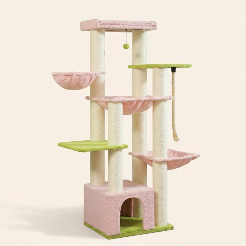 Arbre à chat rose pâle — Yume