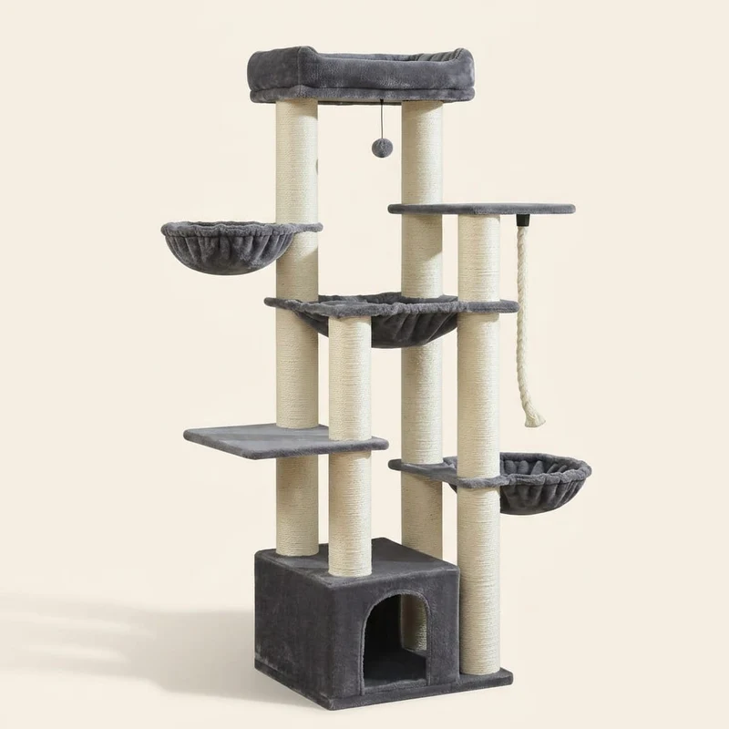 Arbre à chat solide pour maine coon — Tsuru