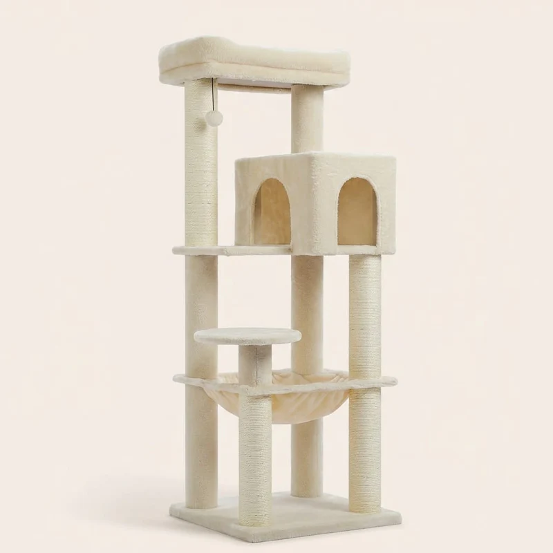 Grand arbre à chat beige — Nori