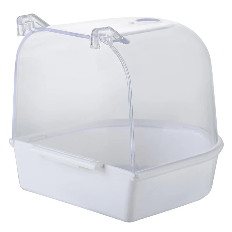 IBWell – Bain clair pour petits oiseaux, accessoires de cage adaptés pour perruches et canaris