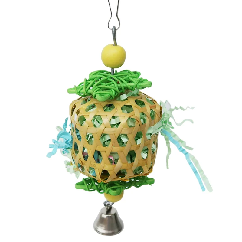 TANOMA | Jouets pour oiseaux Conures et Perruches – Mordre et forage en cage