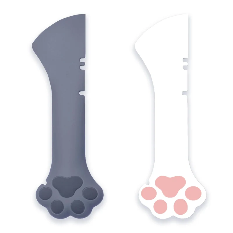 Meow&Woof Cuillère pour Nourriture Humide du Chat – Spatules Mini Sans BPA (Lot de 2)